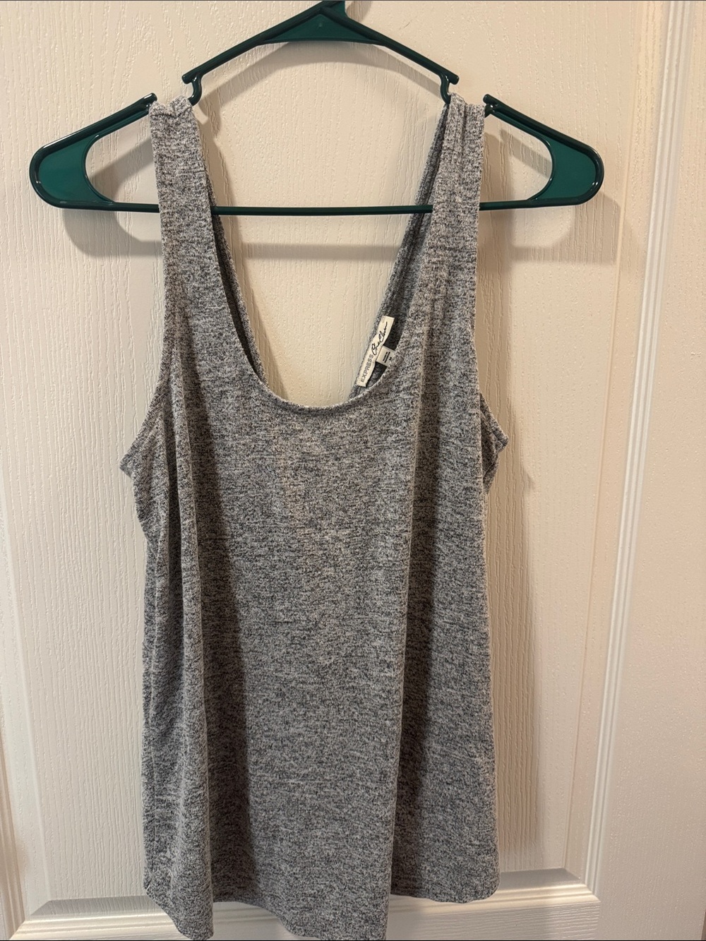 Express Gray Heather Scoop Neck Tank